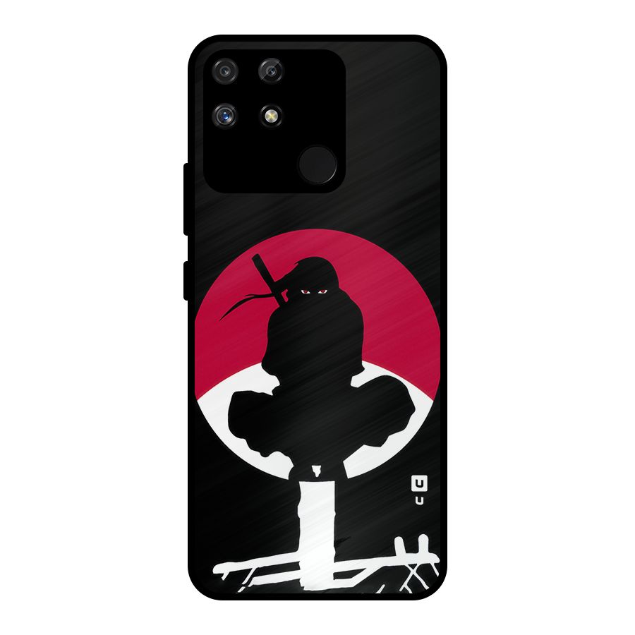 Uchiha Itachi Minimalist Metal Back Case for Realme Narzo 50A