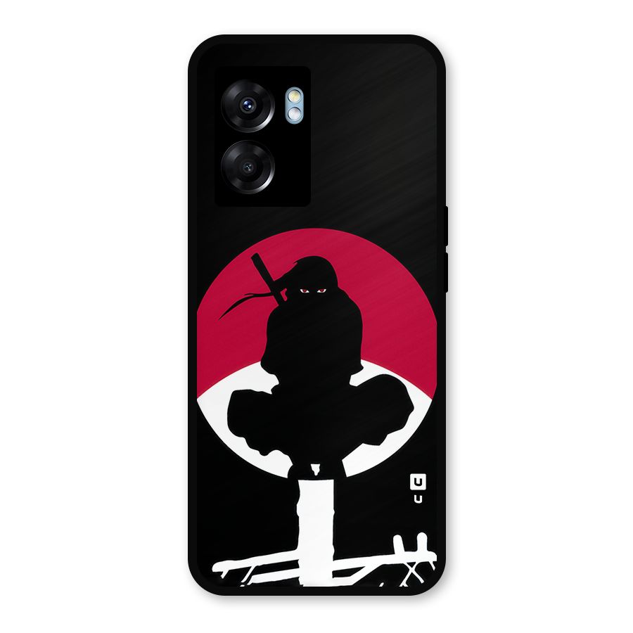 Uchiha Itachi Minimalist Metal Back Case for Realme Narzo 50 5G