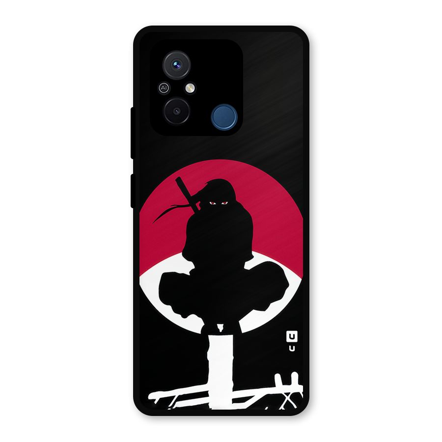 Uchiha Itachi Minimalist Metal Back Case for Redmi 12C