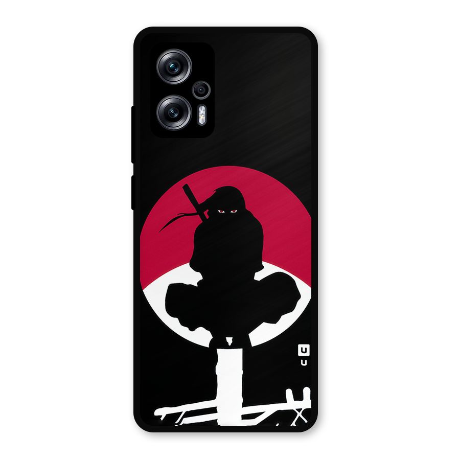 Uchiha Itachi Minimalist Metal Back Case for Redmi K50i