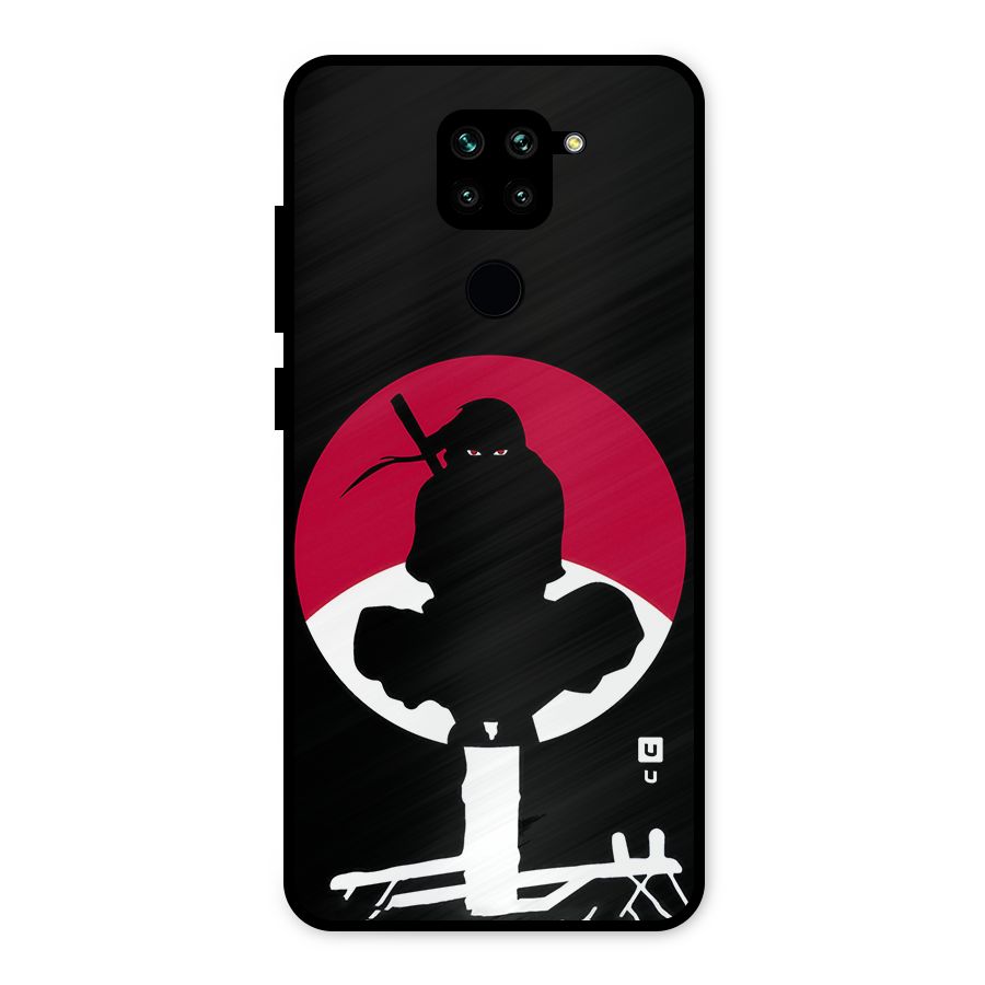 Uchiha Itachi Minimalist Metal Back Case for Redmi Note 9