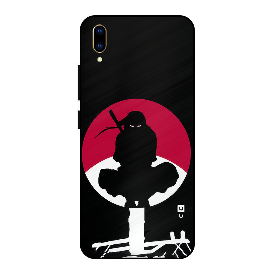 Uchiha Itachi Minimalist Metal Back Case for Vivo V11 Pro