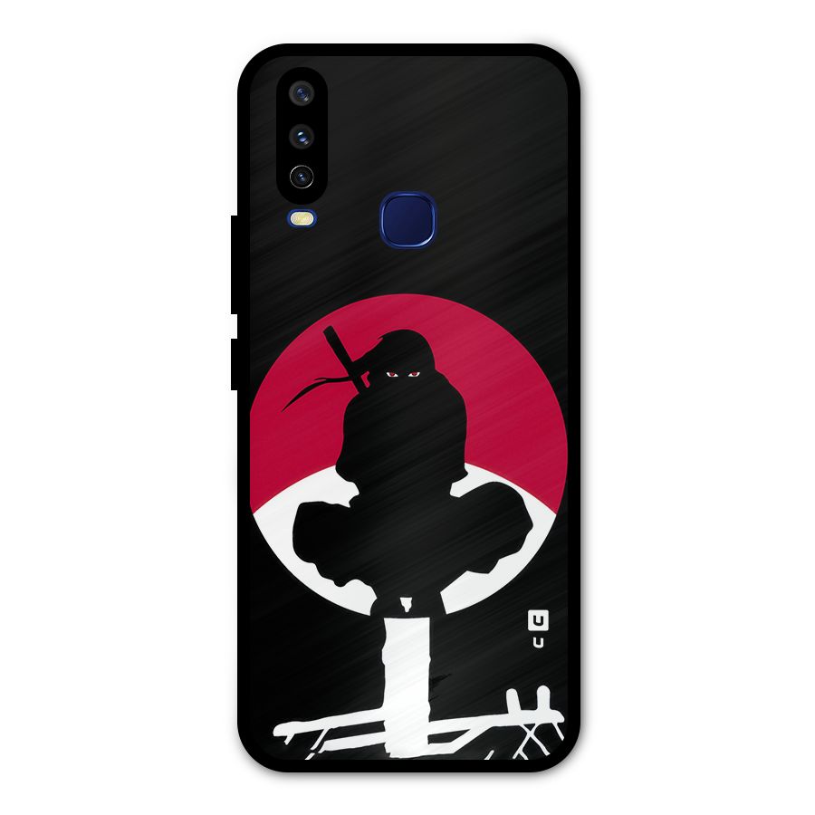 Uchiha Itachi Minimalist Metal Back Case for Vivo V17