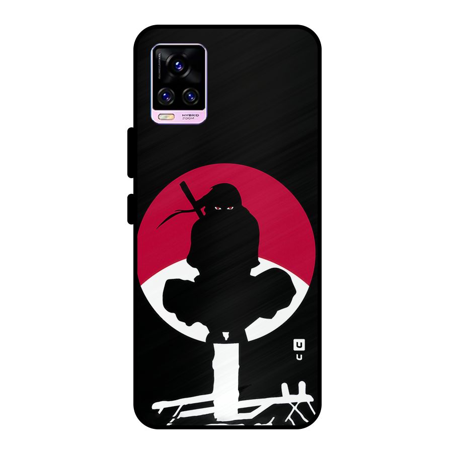 Uchiha Itachi Minimalist Metal Back Case for Vivo V20 Pro