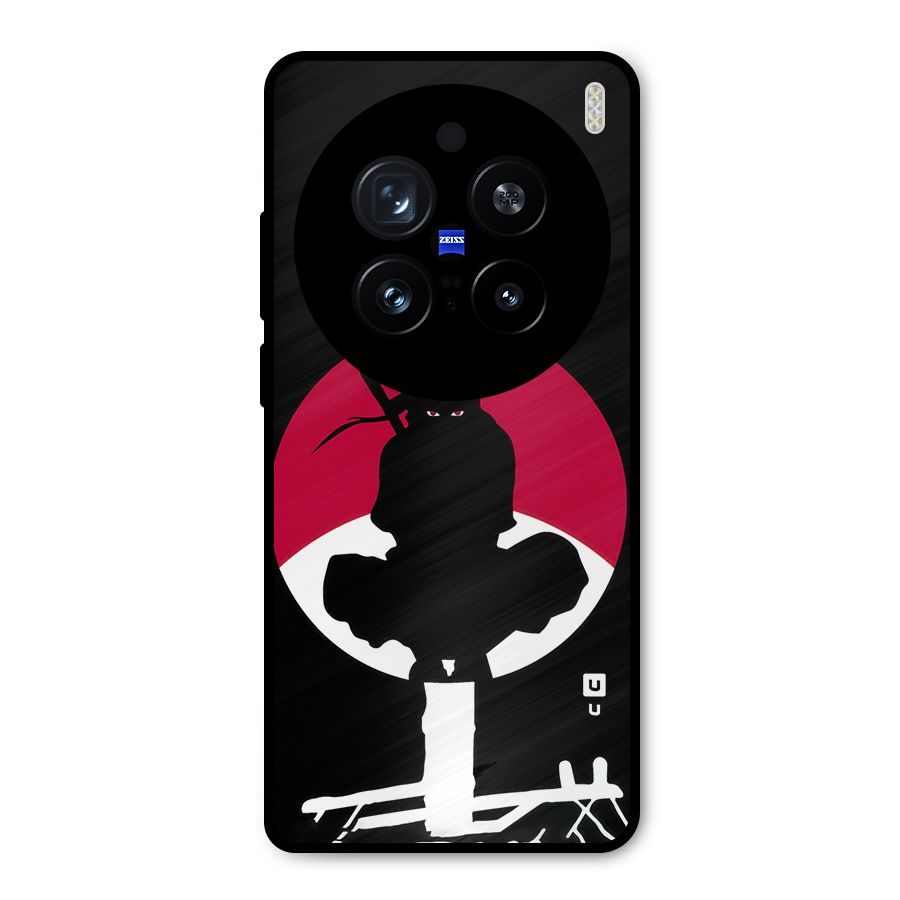 Uchiha Itachi Minimalist Metal Back Case for Vivo X200 Pro
