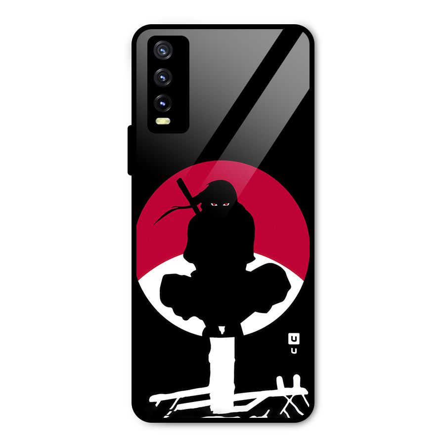 Uchiha Itachi Minimalist Metal Back Case for Vivo Y20g