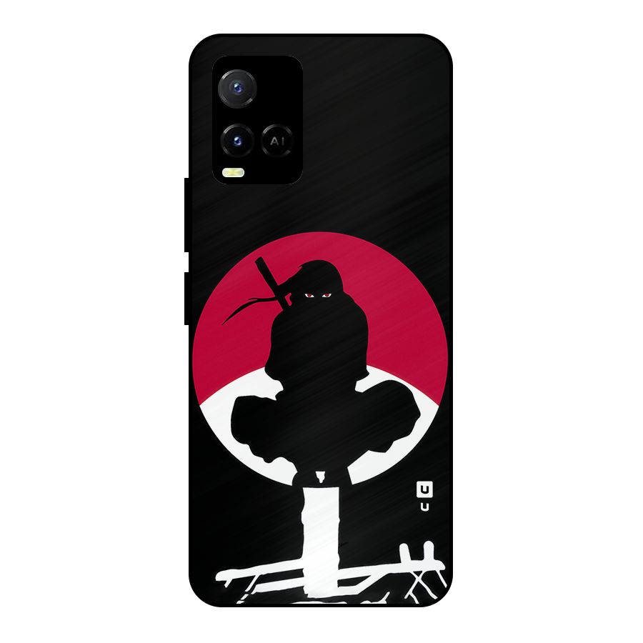Uchiha Itachi Minimalist Metal Back Case for Vivo Y21