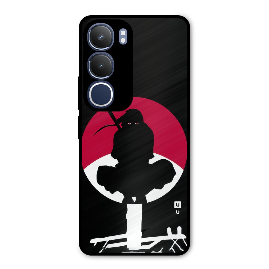 Uchiha Itachi Minimalist Metal Back Case for Vivo Y29