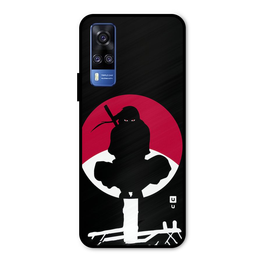 Uchiha Itachi Minimalist Metal Back Case for Vivo Y31