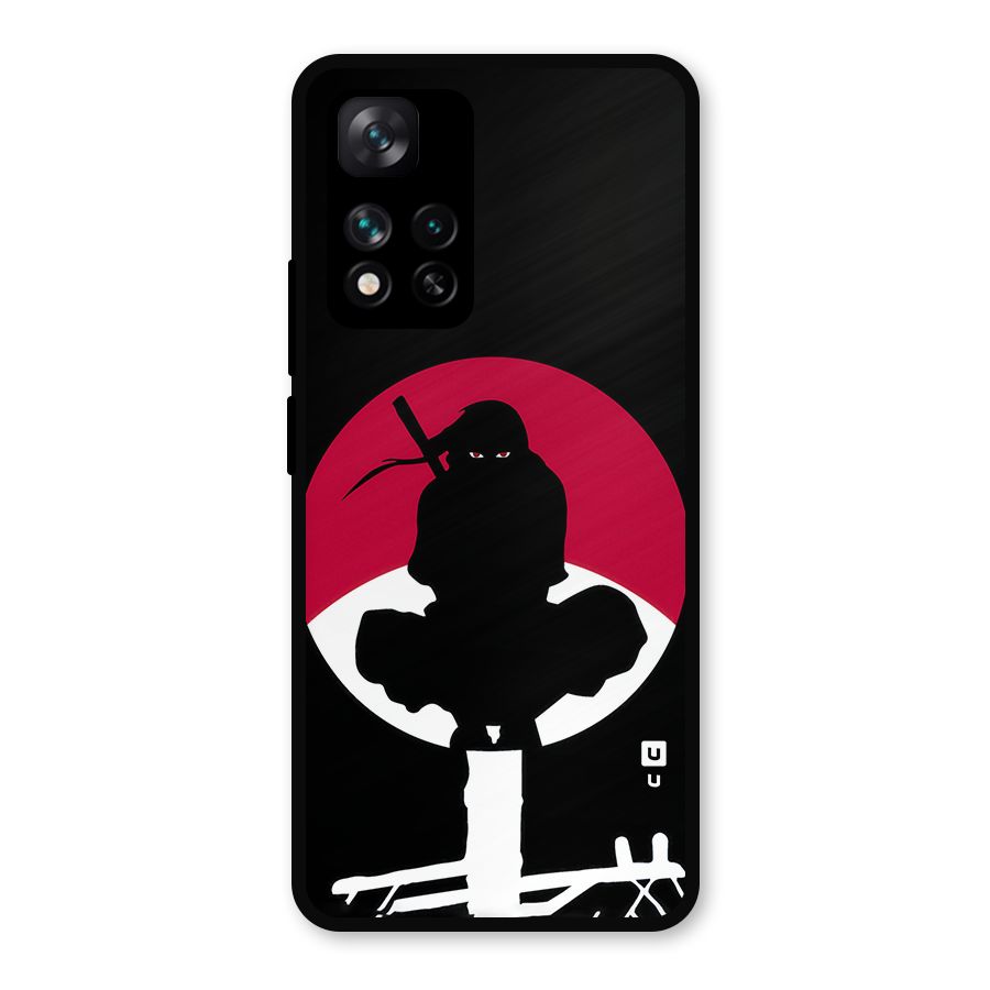 Uchiha Itachi Minimalist Metal Back Case for Xiaomi 11i Hypercharge 5G
