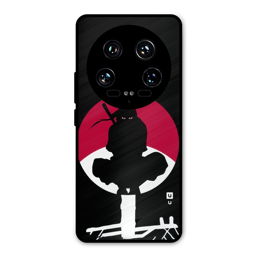 Uchiha Itachi Minimalist Metal Back Case for Xiaomi 14 Ultra