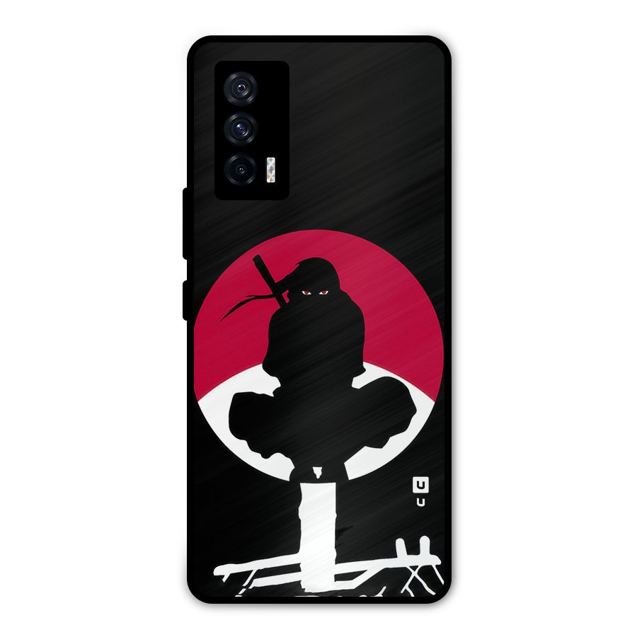 Uchiha Itachi Minimalist Metal Back Case for iQOO 7 5G