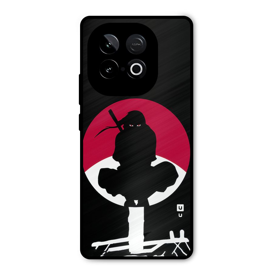 Uchiha Itachi Minimalist Metal Back Case for iQOO Neo 10