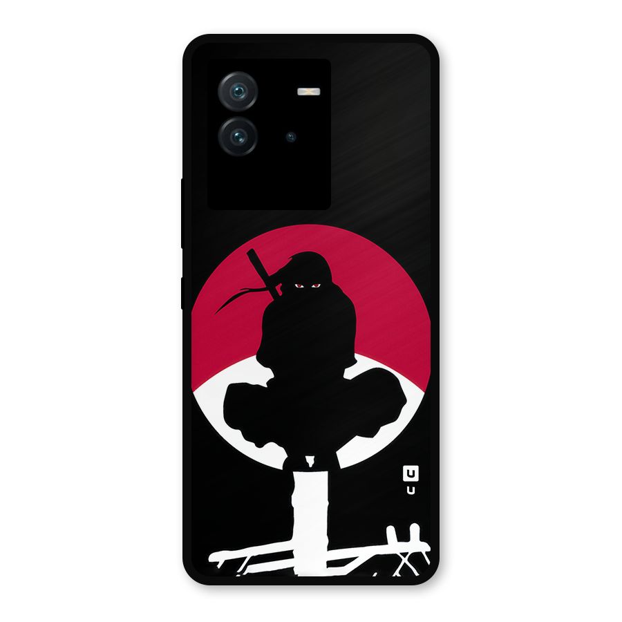 Uchiha Itachi Minimalist Metal Back Case for iQOO Neo 6 5G
