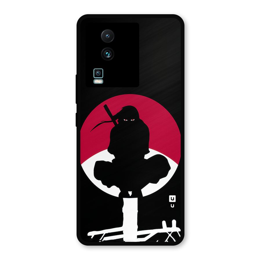 Uchiha Itachi Minimalist Metal Back Case for iQOO Neo 7 Pro
