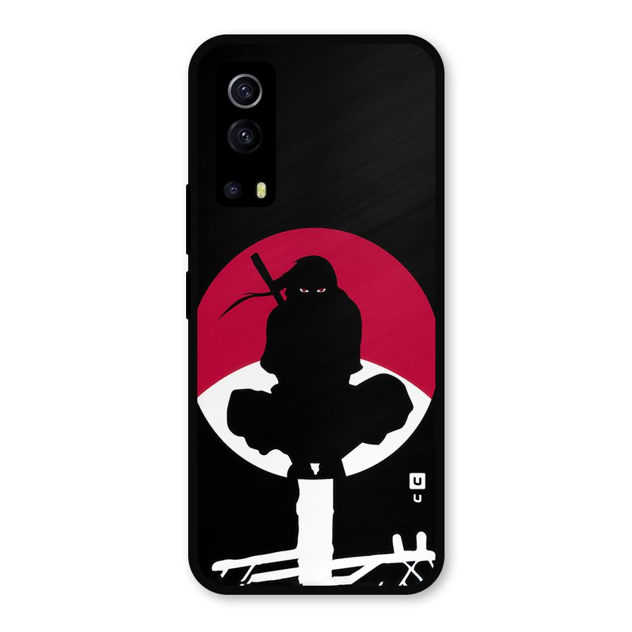 Uchiha Itachi Minimalist Metal Back Case for iQOO Z3