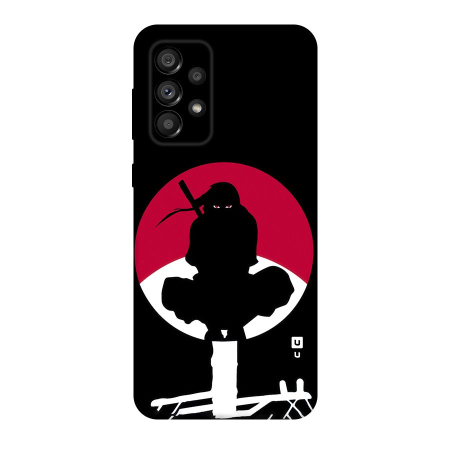 Uchiha Itachi Minimalist Original Polycarbonate Back Case for Galaxy A73 5G
