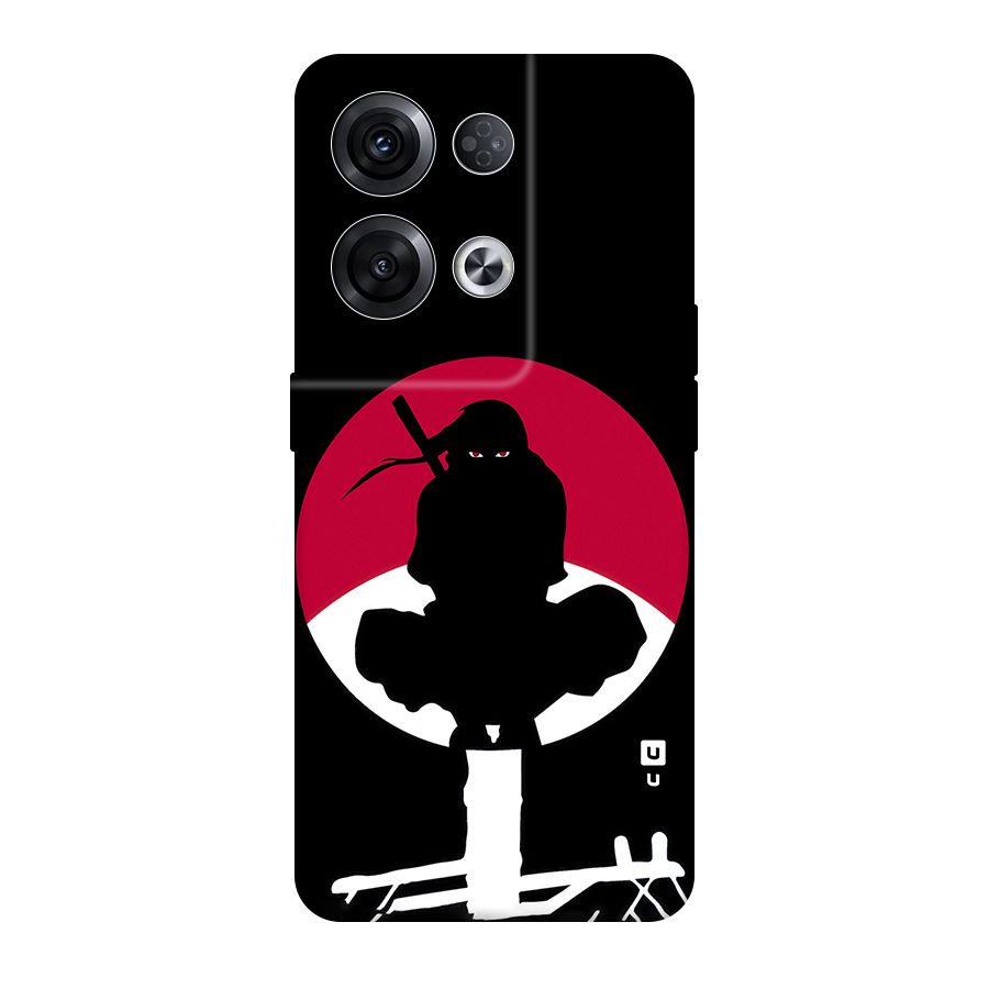 Uchiha Itachi Minimalist Original Polycarbonate Back Case for Oppo Reno8 Pro 5G