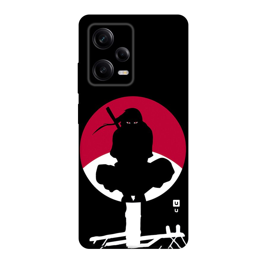 Uchiha Itachi Minimalist Original Polycarbonate Back Case for Redmi Note 12 Pro