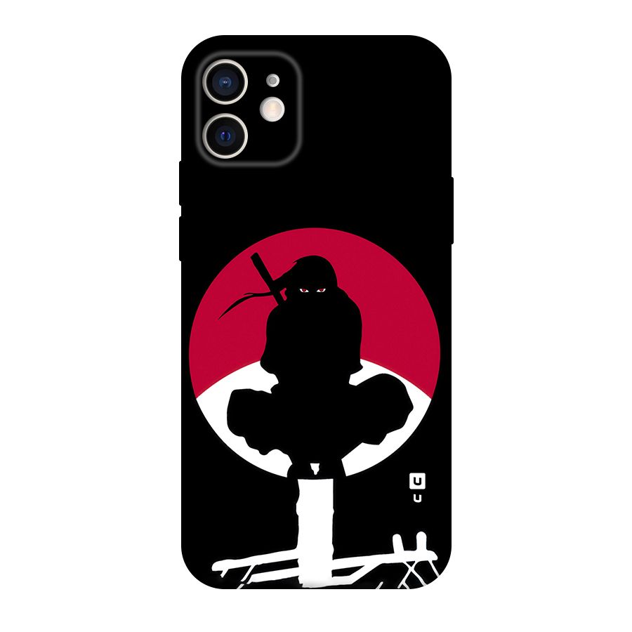 Uchiha Itachi Minimalist Original Polycarbonate Back Case for iPhone 12