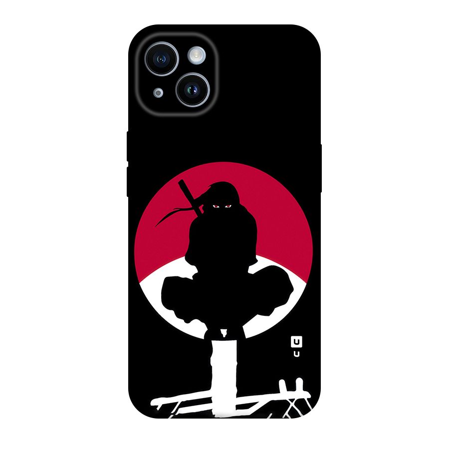 Uchiha Itachi Minimalist Original Polycarbonate Back Case for iPhone 14