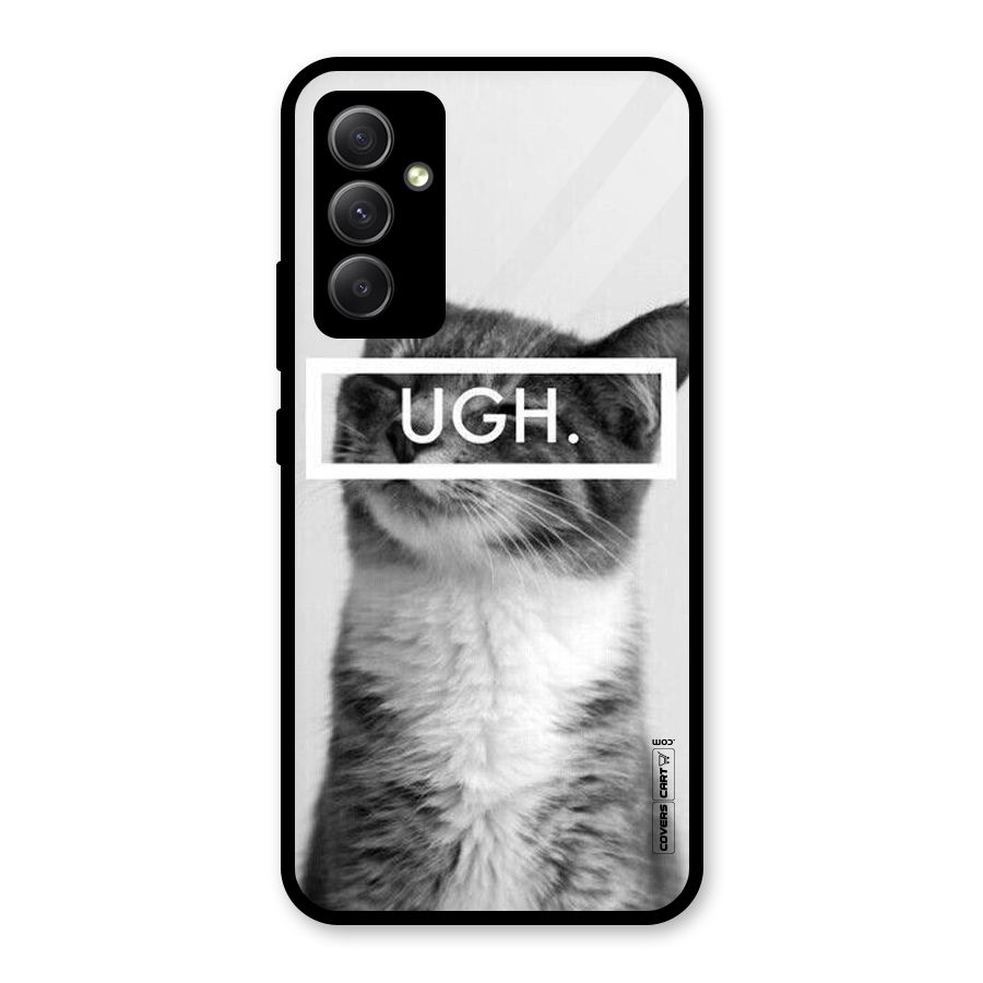 Ugh Kitty Glass Back Case for Galaxy A34