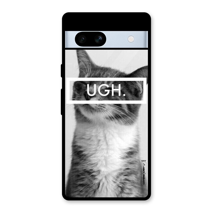 Ugh Kitty Glass Back Case for Google Pixel 7a