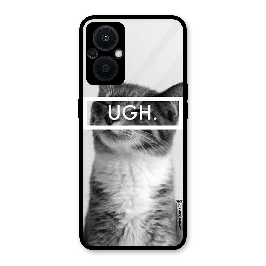 Ugh Kitty Glass Back Case for Oppo F21s Pro 5G