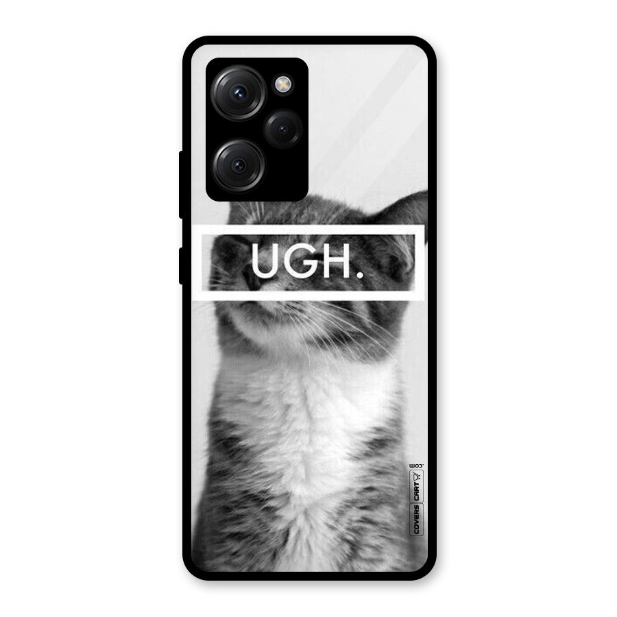 Ugh Kitty Glass Back Case for Poco X5 Pro