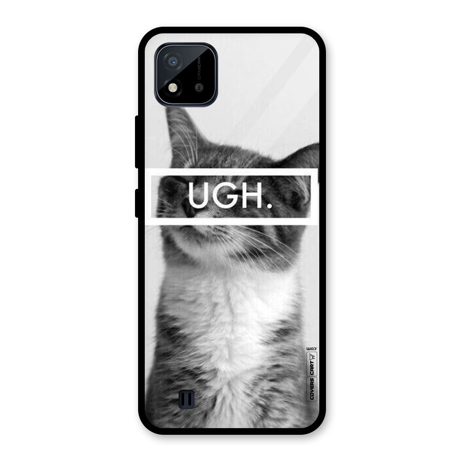 Ugh Kitty Glass Back Case for Realme C11 2021