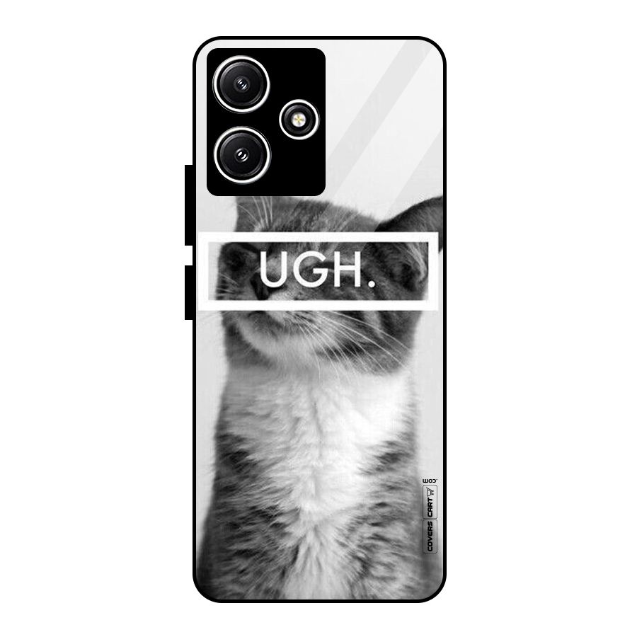 Ugh Kitty Glass Back Case for Redmi 12 5G