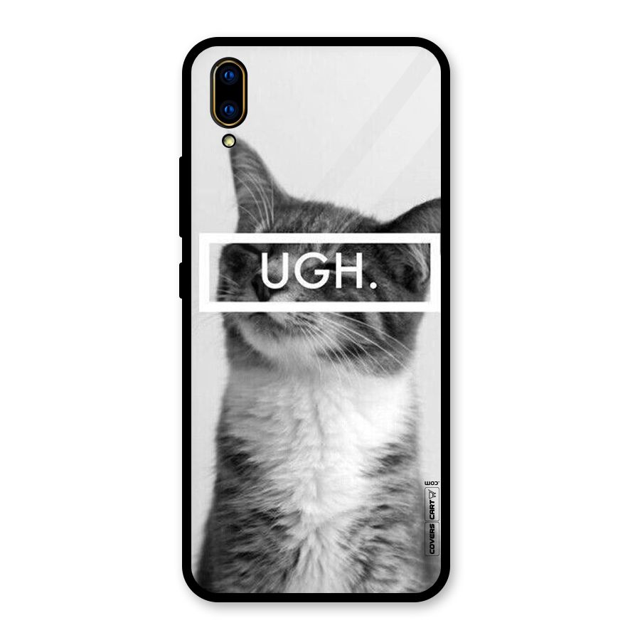 Ugh Kitty Glass Back Case for Vivo V11 Pro