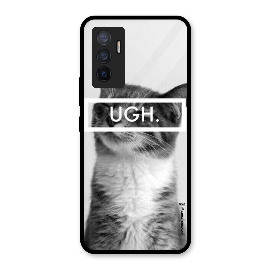 Ugh Kitty Glass Back Case for Vivo V23e