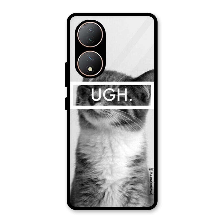 Ugh Kitty Glass Back Case for Vivo Y100A