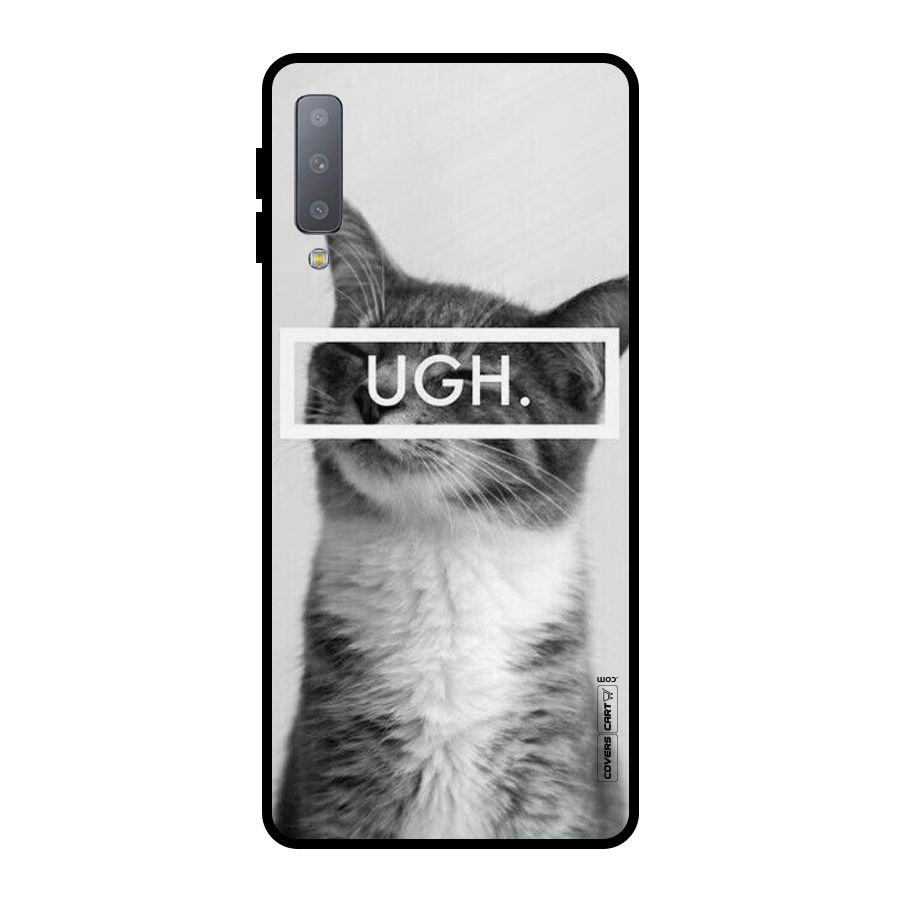 Ugh Kitty Metal Back Case for Galaxy A7 (2018)