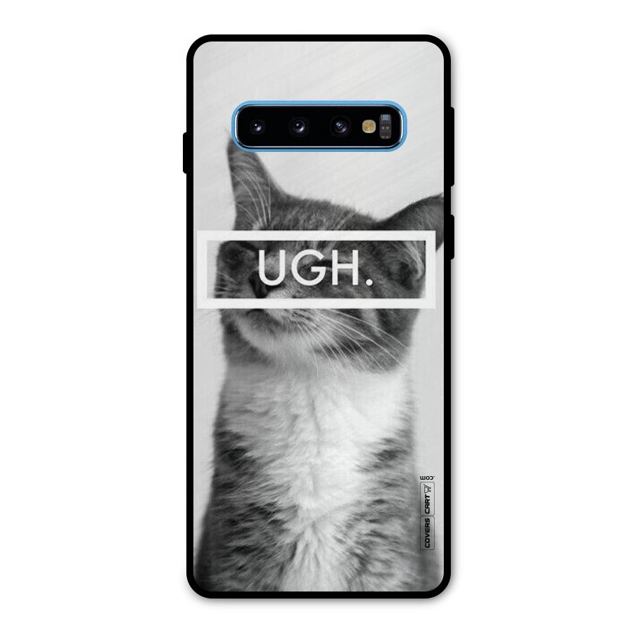 Ugh Kitty Metal Back Case for Galaxy S10