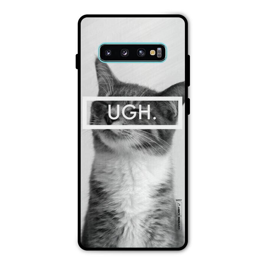 Ugh Kitty Metal Back Case for Galaxy S10 Plus