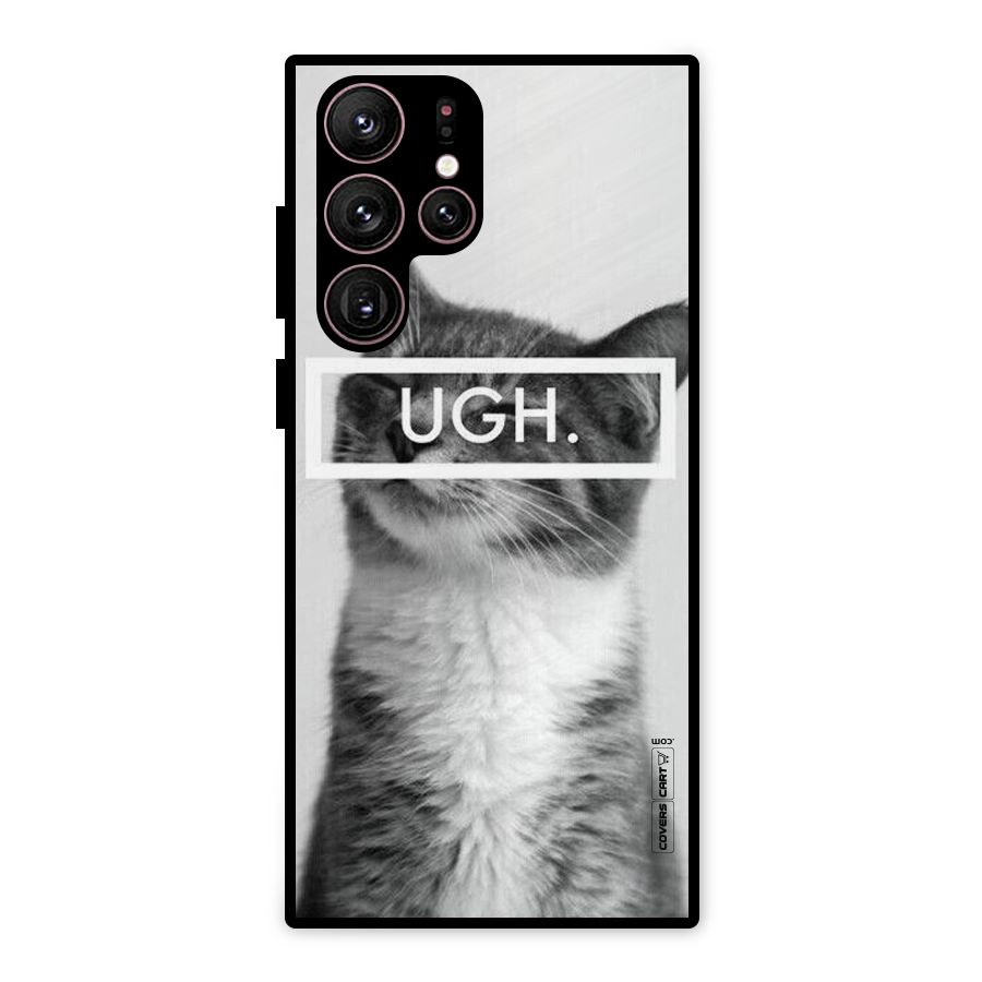 Ugh Kitty Metal Back Case for Galaxy S22 Ultra 5G