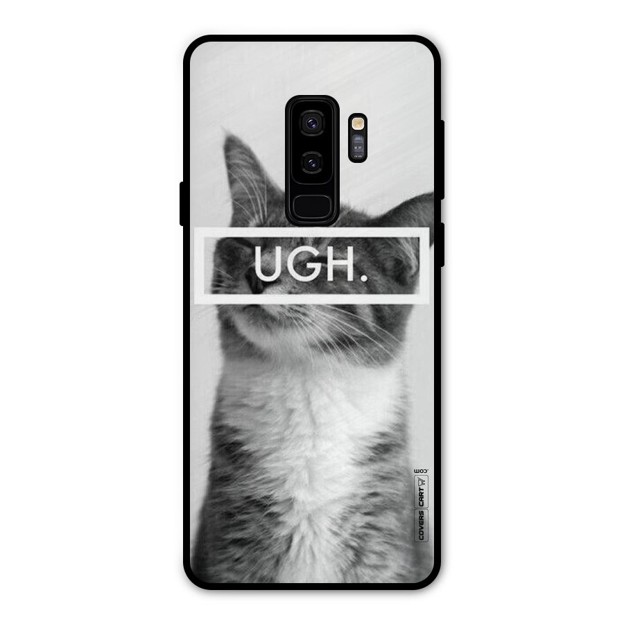 Ugh Kitty Metal Back Case for Galaxy S9 Plus