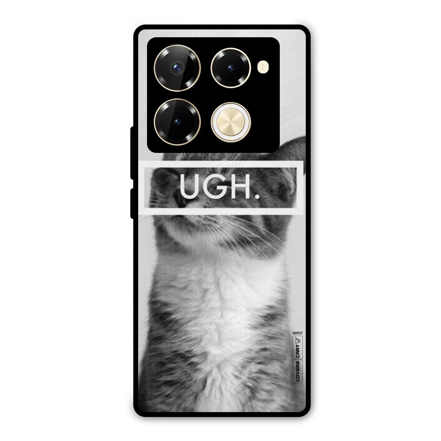 Ugh Kitty Metal Back Case for Infinix Note 40 Pro Plus