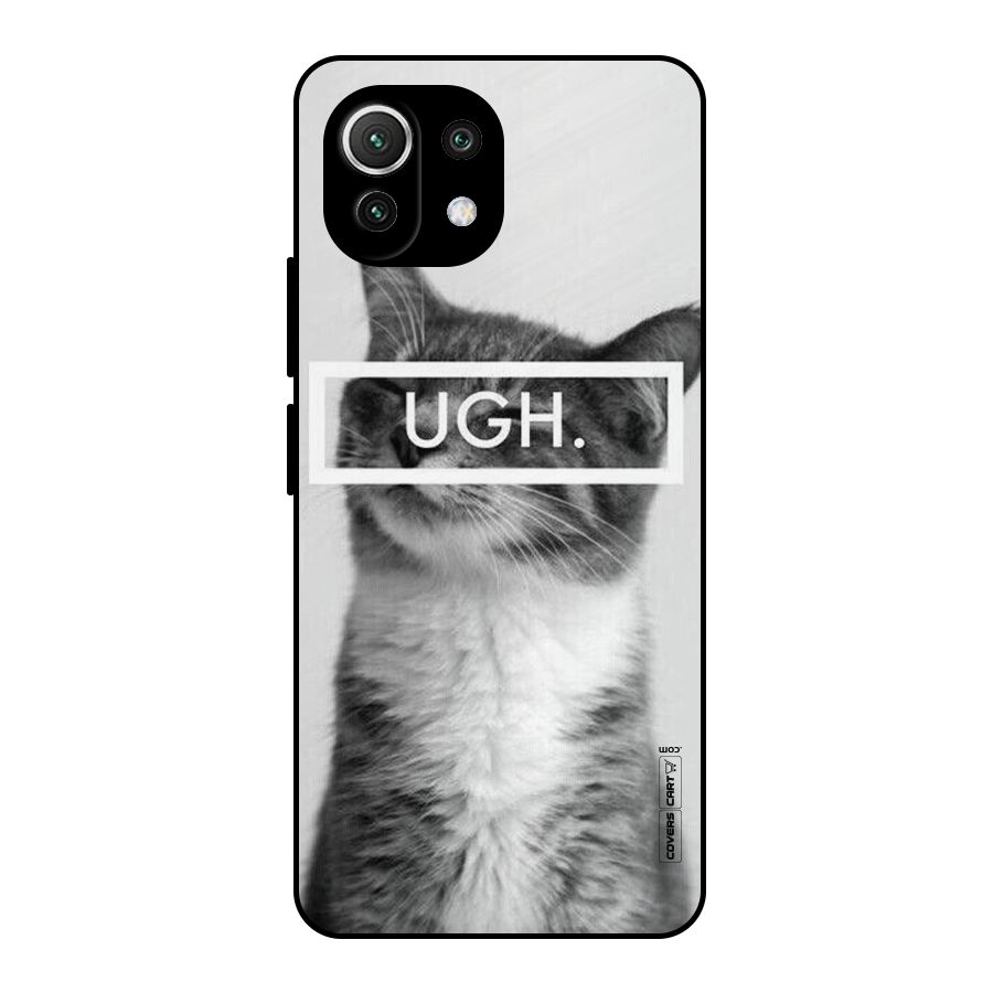Ugh Kitty Metal Back Case for Mi 11 Lite NE 5G