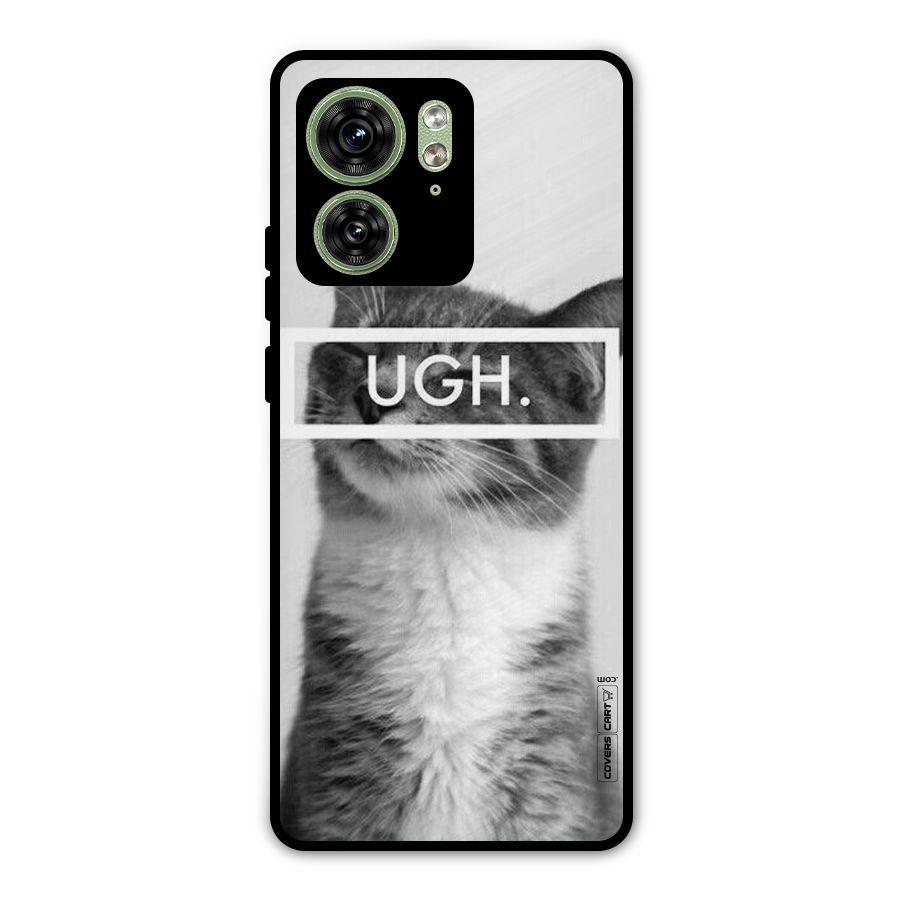 Ugh Kitty Metal Back Case for Motorola Edge 40 5G