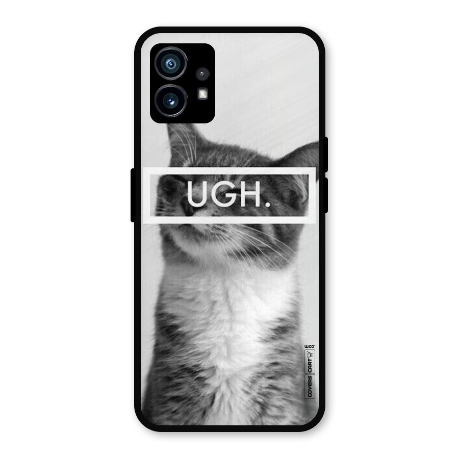 Ugh Kitty Metal Back Case for Nothing Phone 1