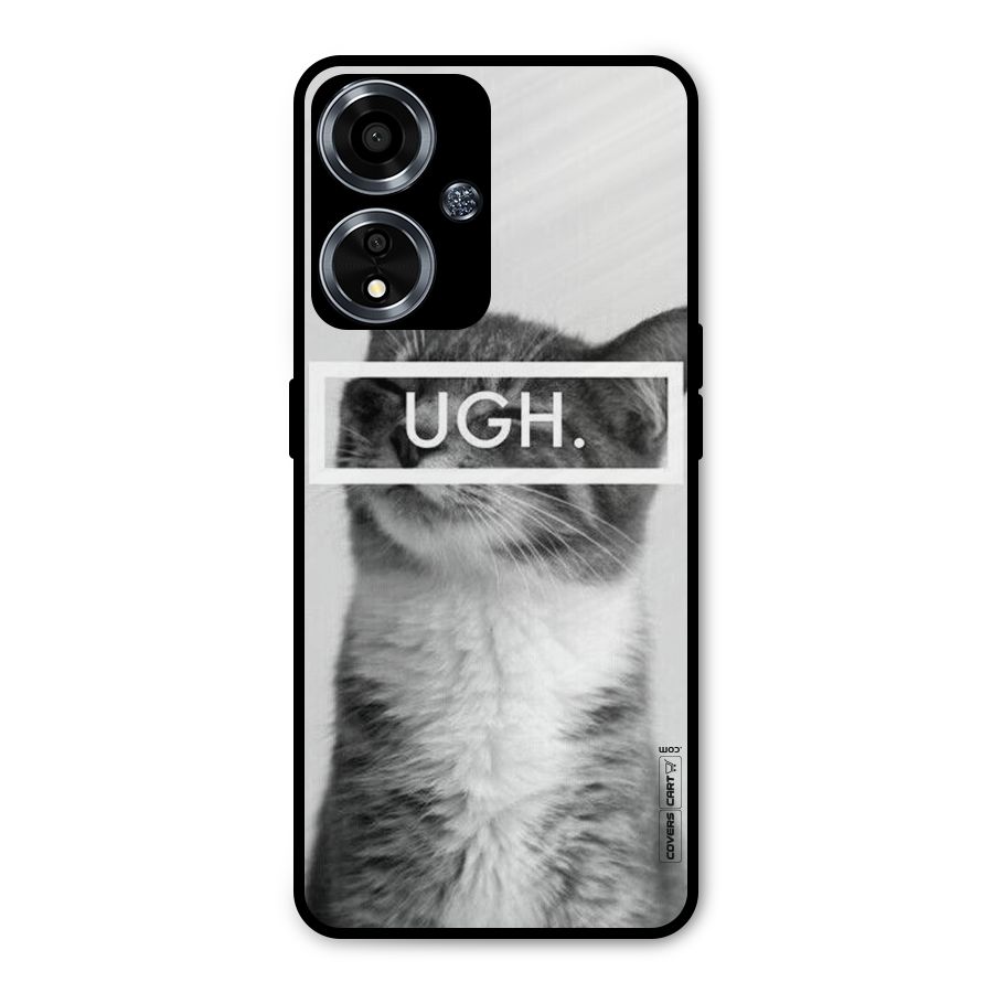 Ugh Kitty Metal Back Case for Oppo A59