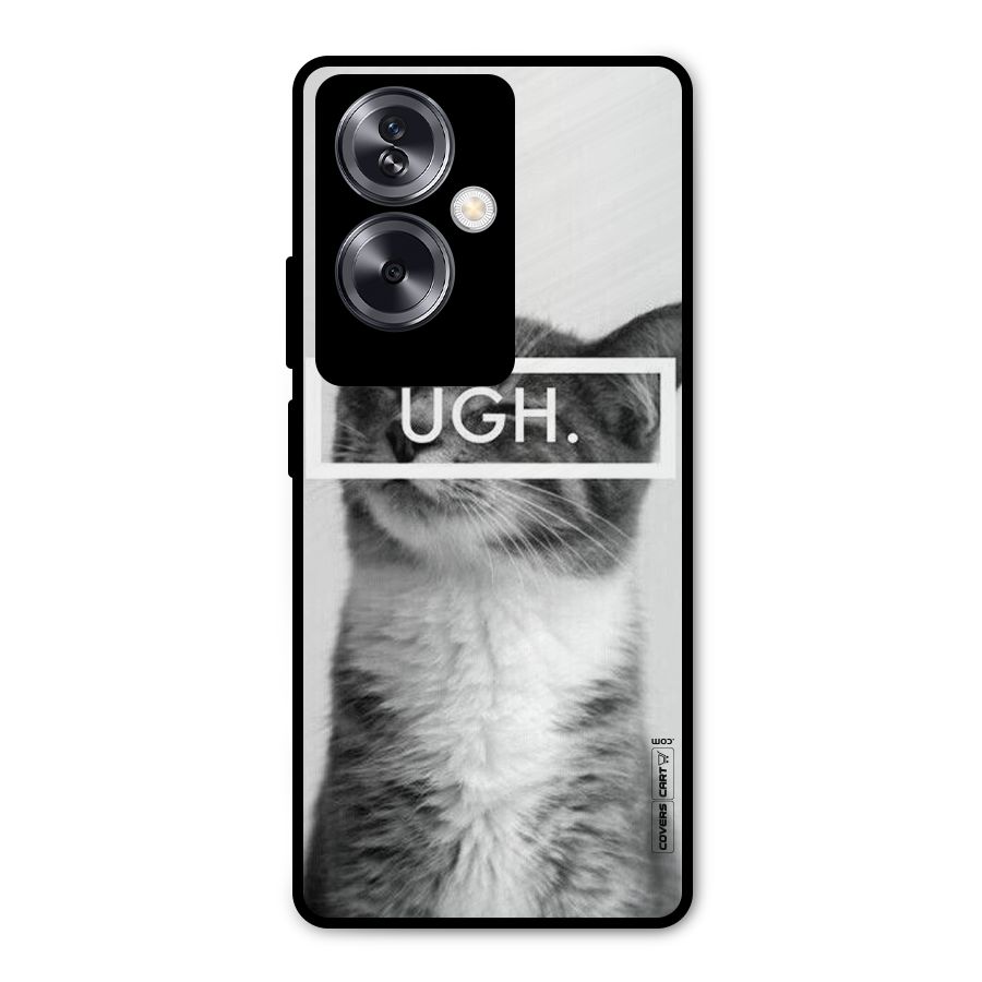 Ugh Kitty Metal Back Case for Oppo A79 5G