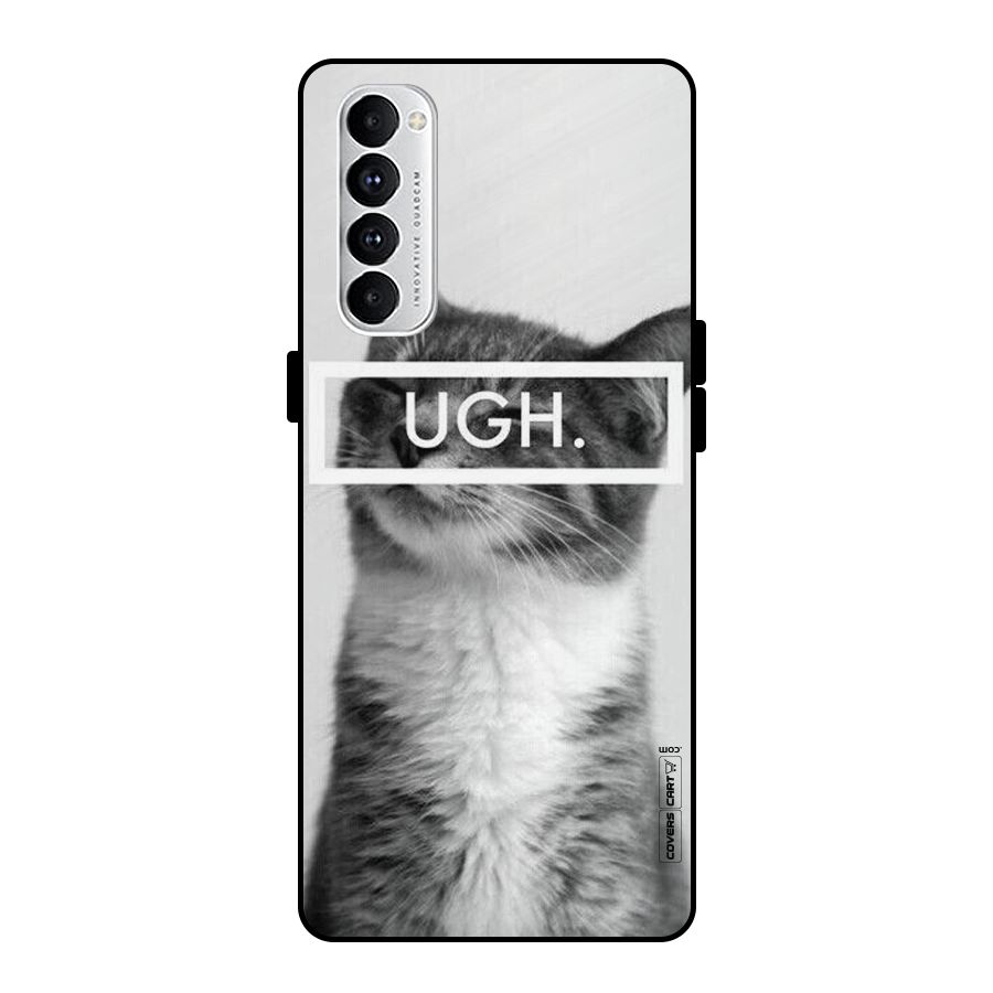 Ugh Kitty Metal Back Case for Oppo Reno4 Pro