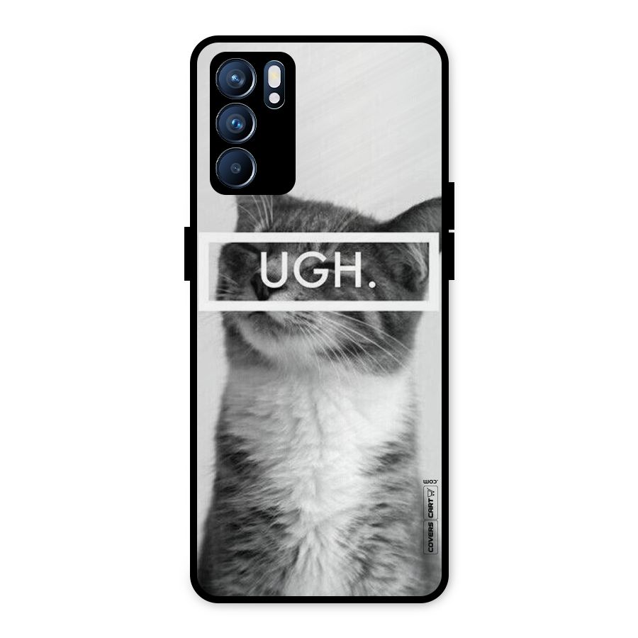 Ugh Kitty Metal Back Case for Oppo Reno6 5G
