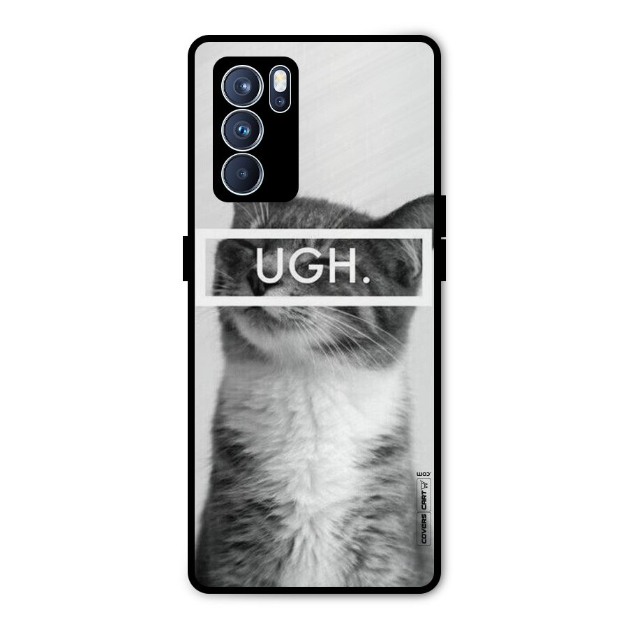 Ugh Kitty Metal Back Case for Oppo Reno6 Pro 5G