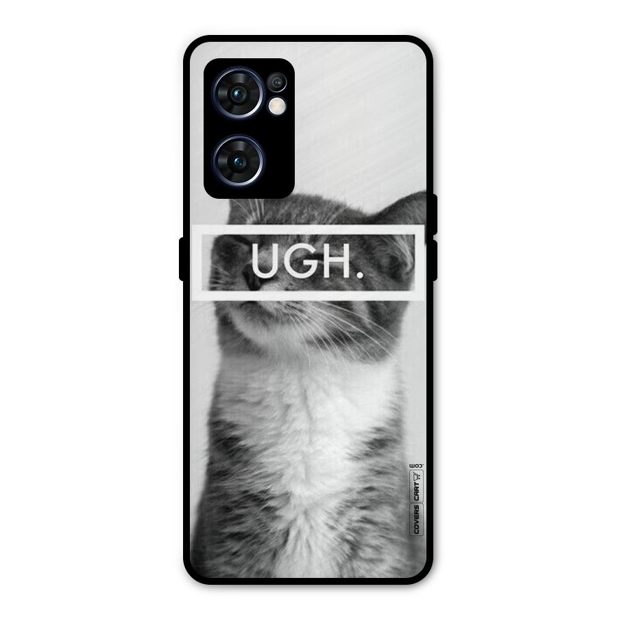 Ugh Kitty Metal Back Case for Oppo Reno7 5G