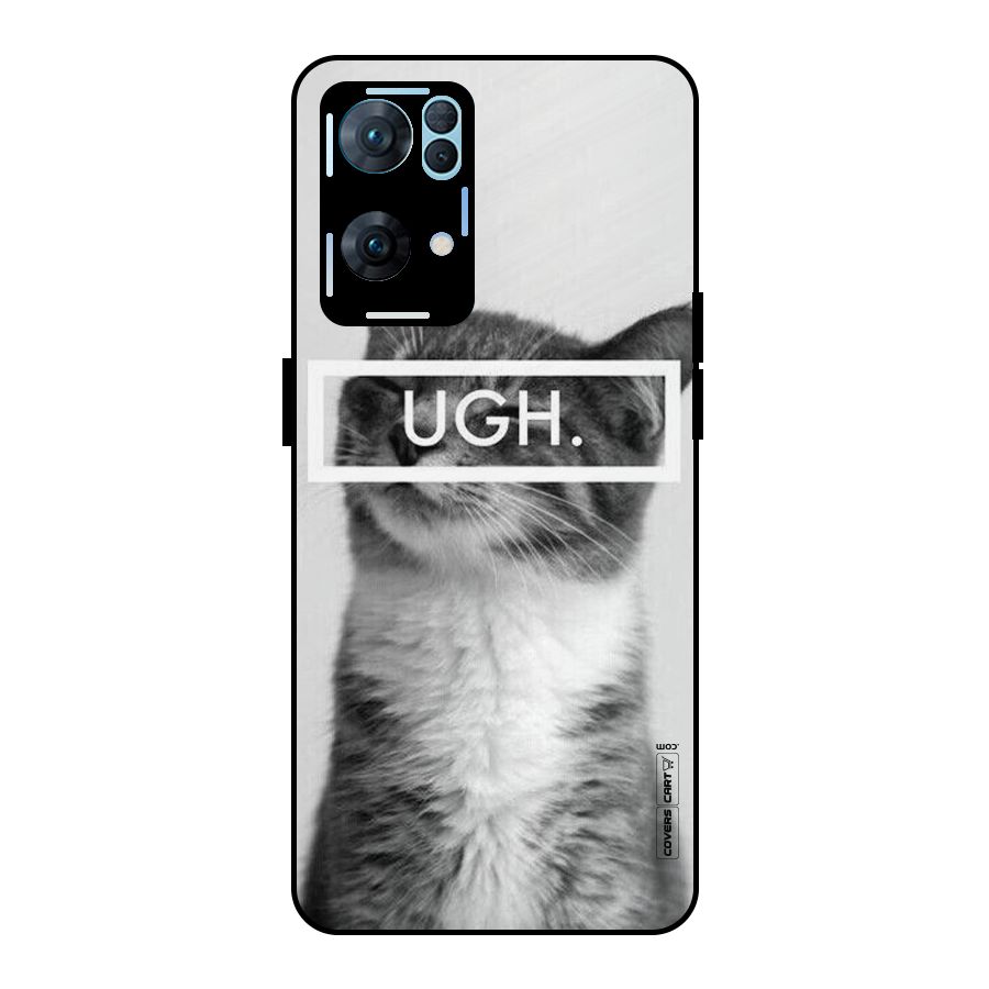 Ugh Kitty Metal Back Case for Oppo Reno7 Pro 5G
